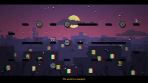 A Game With A City And A Cityscape Wallpaper