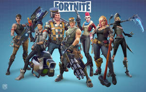 A Gamer's Dream - The Epic Battle Royale Of Fortnite Wallpaper