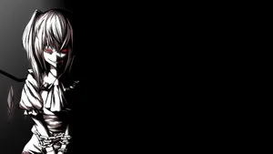 A Girl With Long Hair And A Sword Wallpaper