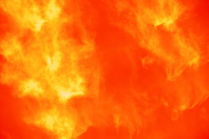 A Glowing Orange Wallpaper