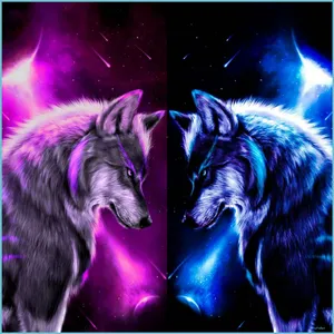 A Gorgeous, Close-up Look Of A Majestic Grey Wolf Wallpaper
