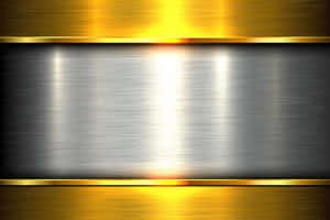 A Gorgeous Solid Color Wallpaper With A Beautiful Tone Of Metallic Gold Wallpaper