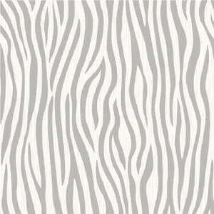 A Gray And White Zebra Print Wallpaper Wallpaper
