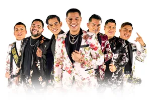 A Group Of Men In Floral Suits Posing For A Photo Wallpaper