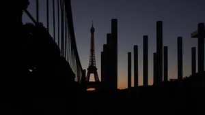 A Group Of Poles In The Sky Wallpaper