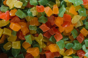 A Handful Of Colorful Chewy Crystal Candies Wallpaper