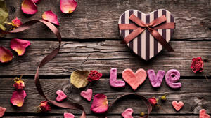 A Heartfelt Display Of Love Wallpaper