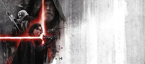 A Jedi Warrior Crosses Lightsabers With A Sith Wallpaper