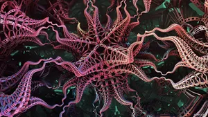 A Kaleidoscope Of Dazzling Colors - Fractal Art Wallpaper