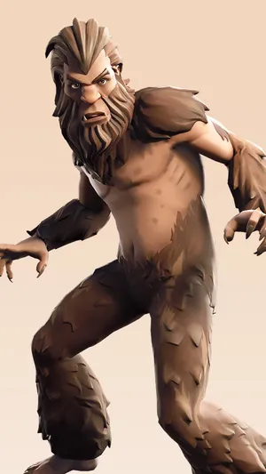 A Large Man With A Beard And Long Hair Wallpaper