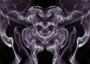A Light And Fluffy Cloud Of Smoke Wallpaper