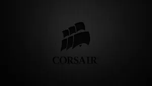 A Lighted Up Corsair Logo Wallpaper