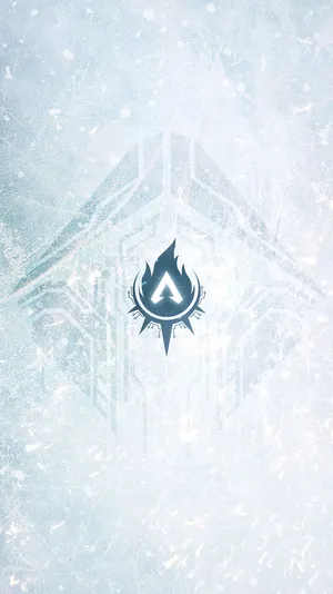 A Logo With A Fire In The Middle Wallpaper