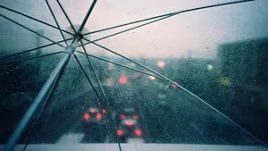A Lonely And Sad Desktop For A Rainy Day. Wallpaper
