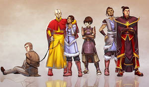“a Look At The Adult Characters Of Avatar: The Last Airbender” Wallpaper