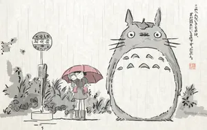 A Magical Scene Of A Japanese Anime Wallpaper