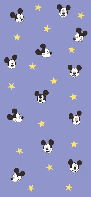 A Magnificent Purple Star Shines Brightly Wallpaper