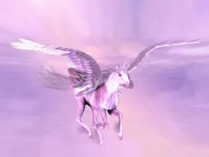 A Majestic Real Unicorn Gallops Across A Mythical Landscape Wallpaper