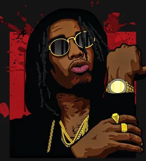 A Man With Dreadlocks And Sunglasses Wallpaper