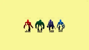 A Marvel Minimalist Wallpaper Wallpaper