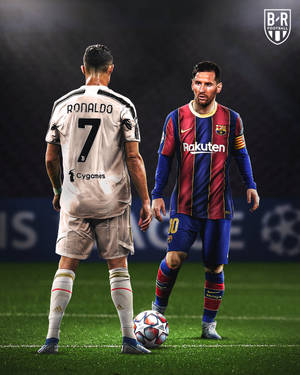 A Match Messi And Ronaldo 4k Wallpaper