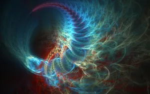 A Mesmerizing Display Of Fractal Form Wallpaper