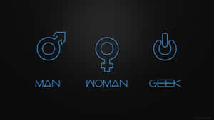 A Minimalist Geek Embracing Technology Wallpaper