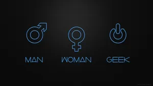 A Minimalist Geek Embracing Technology Wallpaper