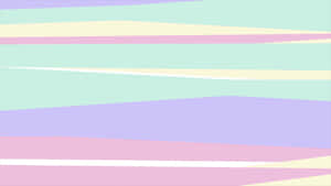 A Multicolor Striped Background In Hues Of Pastel Wallpaper