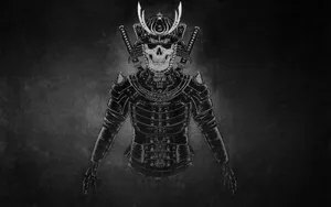 A Mysterious Skeleton Samurai Wallpaper
