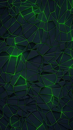 A Neon Green Aesthetic Desktop, Filled With Vibrant Colors Wallpaper