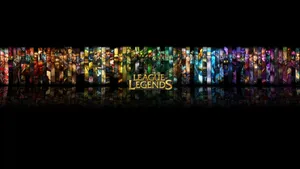 A Passionate Gamer Engrossed In A High-intensity Game Session At Night. Wallpaper