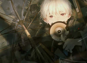 A Person Holding An Umbrella Wallpaper