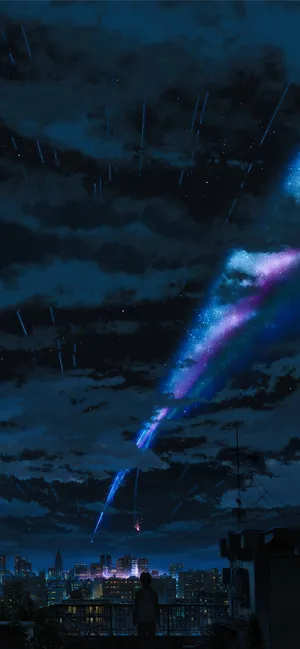 A Person Is Standing In The Sky Wallpaper