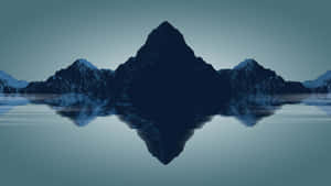 A Picture Of Majestic Beauty Of Nature- Minimalist Mountain Wallpaper