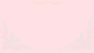 A Pink Background With A Floral Pattern Wallpaper