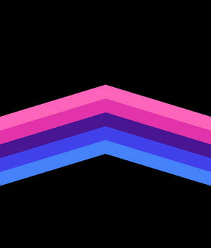 A Pink, Blue, And Purple Arrow Png Wallpaper