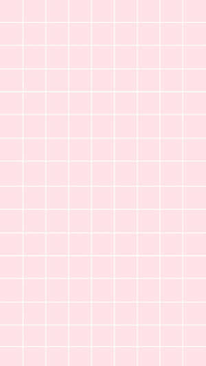 A Pink Grid Wallpaper With White Squares Wallpaper