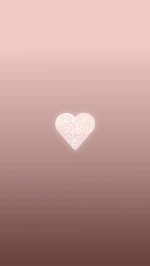 A Pink Heart Shaped Wallpaper With A White Background Wallpaper