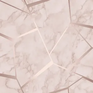 A Pink Marble Background With Geometric Shapes Wallpaper