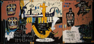 A Portrait Of Artist Jean-michel Basquiat Wallpaper