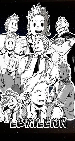 A Poster With The Words Le Million Wallpaper