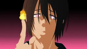 A Powerful And Beautiful Display Of Orange And Yellow Flames. Wallpaper