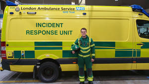 A Professional Paramedic Team Provides Urgent Medical Care In London. Wallpaper