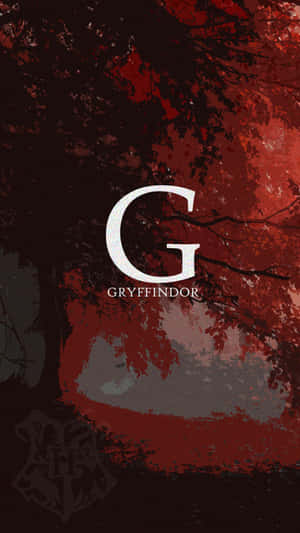 A Proud Gryffindor Stands Amongst Their House Mates Wallpaper