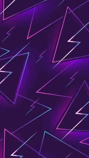 A Purple And Blue Abstract Pattern With Lightning Bolts Wallpaper