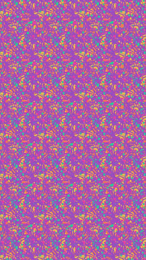A Purple And Pink Pattern With A Lot Of Small Dots Wallpaper