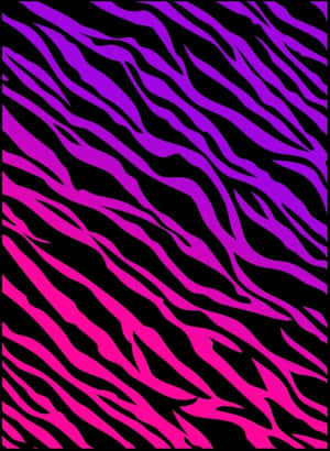 A Purple And Pink Zebra Print Wallpaper Wallpaper