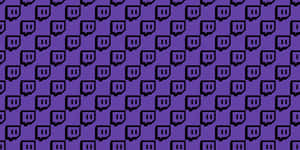 A Purple Background With Black Squares Wallpaper
