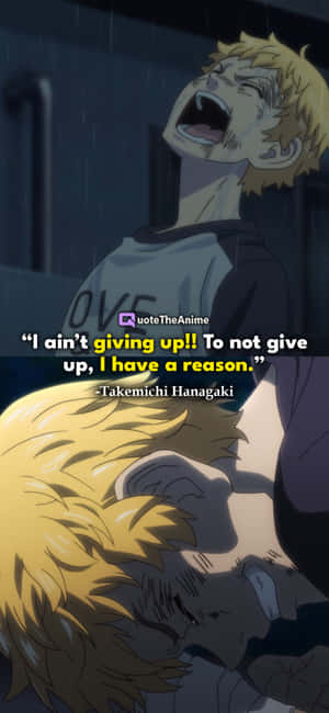A Quote From A Anime With A Boy And A Girl Wallpaper